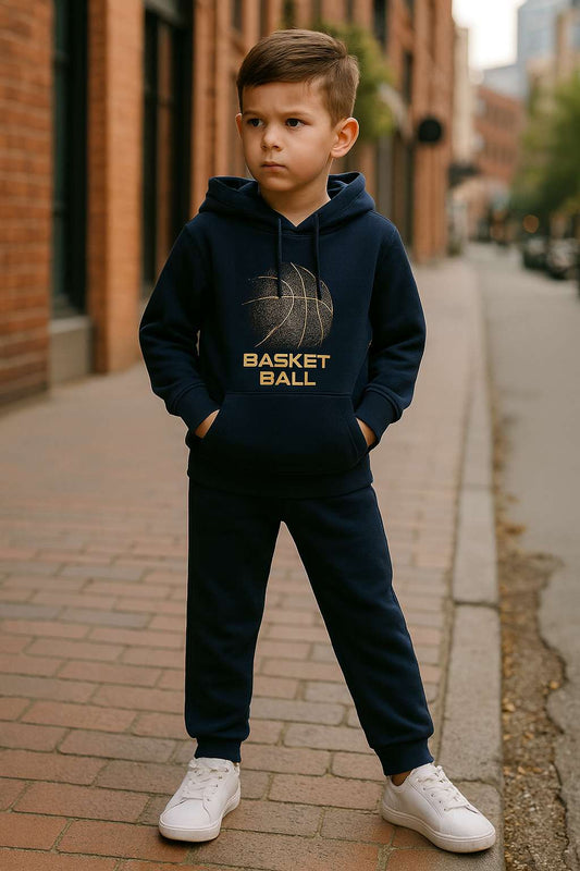 Blue Basketball Hoodie & Trouser