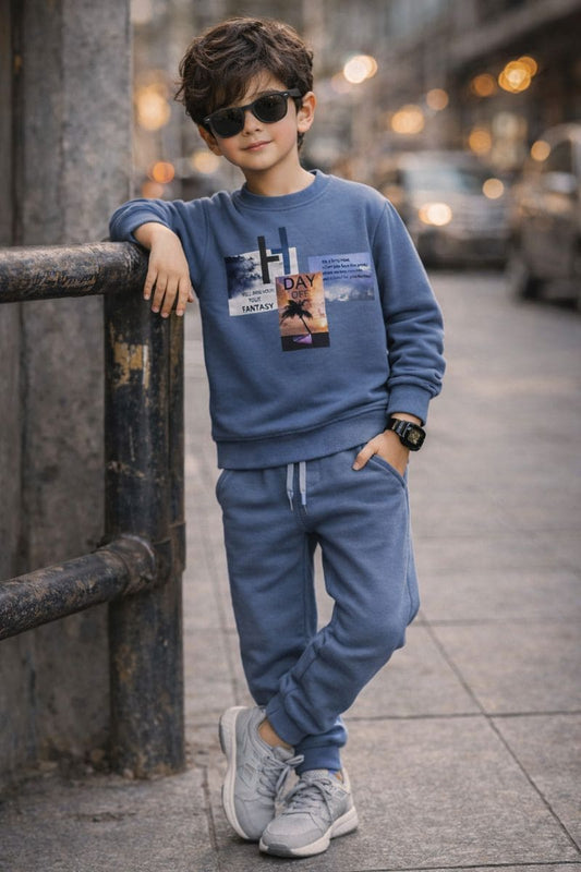 Day off Sweatshirt & Trouser Set