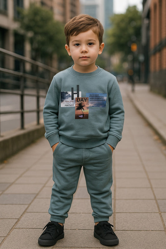 Day off Sweatshirt & Trouser Set