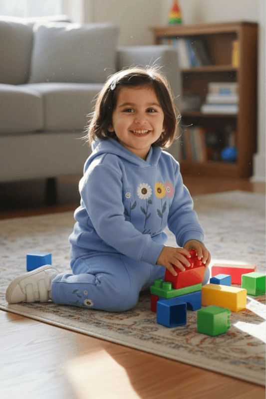 Bloom Blue Hoodie & Trouser