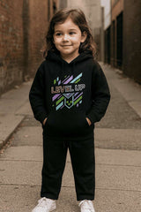 Level Up Black Hoodie & Trouser