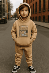 Beige Hoodie & Trouser