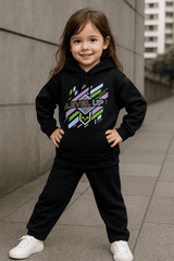 Level Up Black Hoodie & Trouser