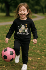 Black Sweatshirt & Trouser Set