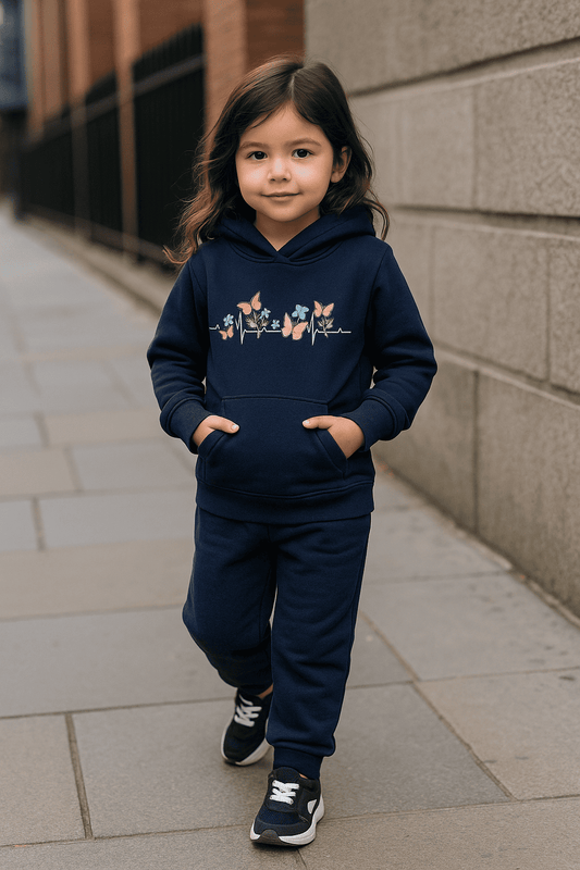 Blue Hoodie & Trouser Set