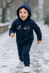 Blue Hoodie & Trouser Set