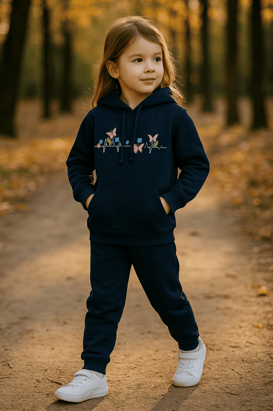 Blue Hoodie & Trouser Set