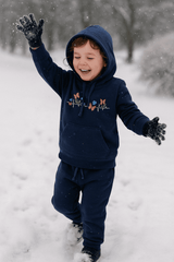 Blue Hoodie & Trouser Set