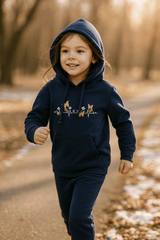 Blue Hoodie & Trouser Set