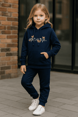 Blue Hoodie & Trouser Set