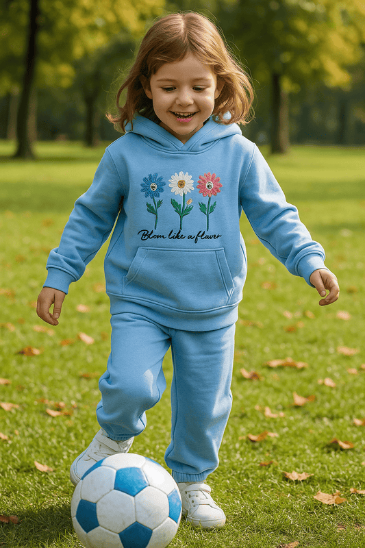 Sky Blue Hoodie & Trouser