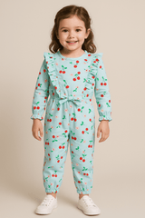 Ferozi Red Combination Suit