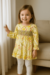 Yellow & Green Frock