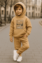 Beige Hoodie & Trouser
