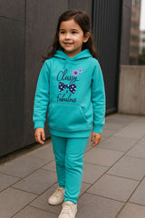 Blue Hoodie & Trouser Set