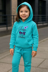 Blue Hoodie & Trouser Set