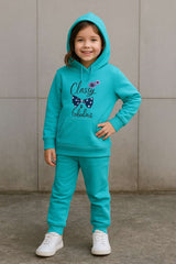 Blue Hoodie & Trouser Set