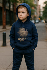 Blue Basketball Hoodie & Trouser