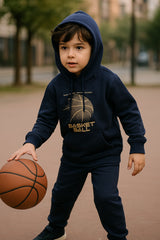 Blue Basketball Hoodie & Trouser